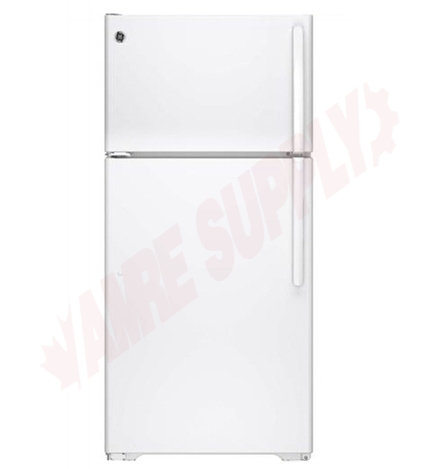 Photo 1 of GTE15CTHLWW : GE 14.6 cu. ft. Top Freezer Refrigerator, White