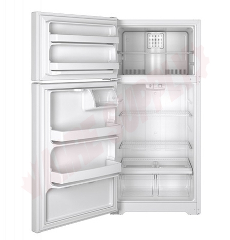 Photo 2 of GTE15CTHLWW : GE 14.6 cu. ft. Top Freezer Refrigerator, White