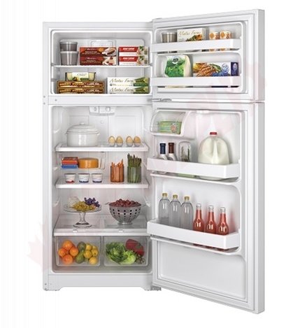 Photo 2 of GTE16GTHWW : GE 15.5 cu. ft. Top Freezer Refrigerator, White