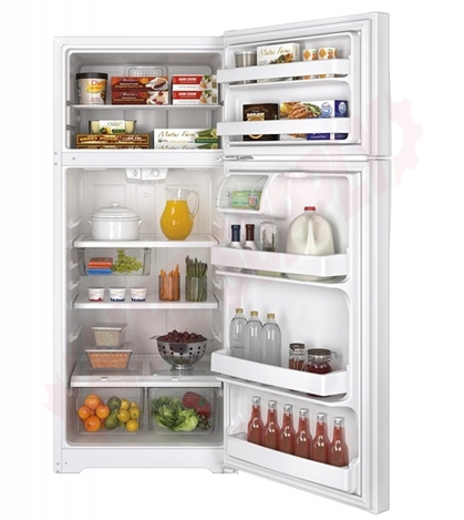 Photo 2 of GTS18GTHWW : GE 17.5 cu. ft. Top Freezer Refrigerator, White