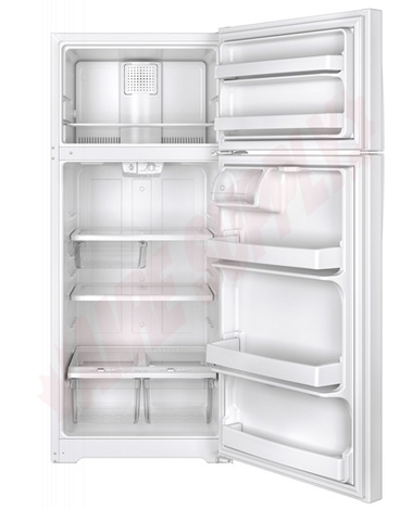 Photo 3 of GTS18GTHWW : GE 17.5 cu. ft. Top Freezer Refrigerator, White