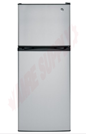 Photo 1 of GPE12FSKSB : GE 11.55 cu. ft. Top Freezer Refrigerator, Stainless Steel