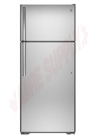 Photo 1 of GTS18GSHSS : GE 17.5 cu. ft. Top Freezer Refrigerator, Stainless Steel