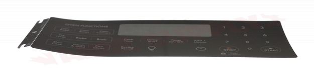 Photo 3 of 316352207 : Frigidaire 316352207 Range Oven Membrane Switch, Black