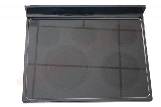 Photo 3 of W10472035 : Whirlpool W10472035 Range Main Cooktop Glass Assembly, Black