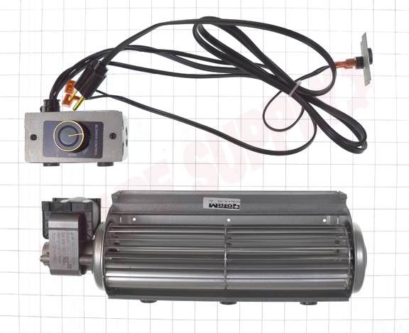 Photo 13 of HB-RB39 : Fireplace Tangential Universal Blower & Motor Assembly 1250 RPM 50W with Thermostat & Speed Control