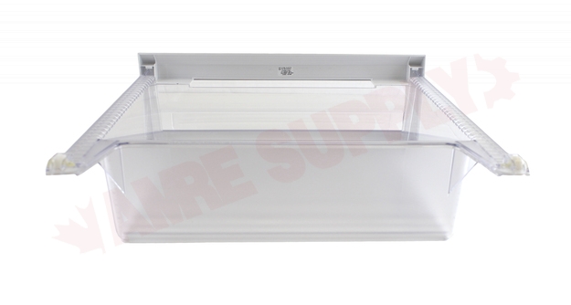 Photo 5 of WPW10542033 : Whirlpool WPW10542033 Refrigerator Pantry Drawer, Clear/Stainless
