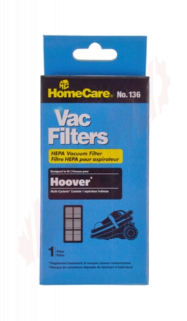 Photo 2 of 136H : Hoover Canister Vacuum HEPA Filter, 1/Pack