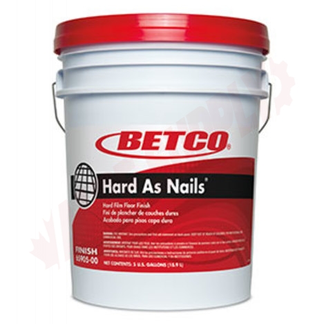 Photo 1 of 6590500 : Betco Hard As Nails Hard Film Floor Finish, 18.9L