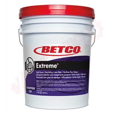 Photo 1 of 1840500 : Betco Extreme No-Rinse Floor Stripper, 18.9L