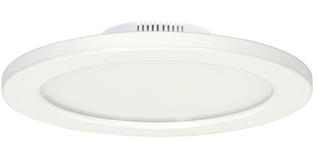 Photo 1 of S9886 : Satco 9 Flush Mount Blink, White, Round, 16W LED