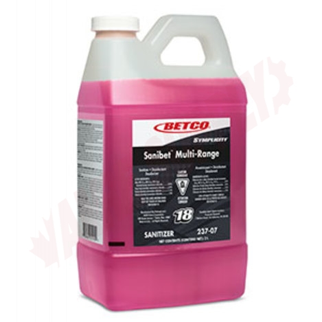Photo 1 of 2374707 : Betco Symplicity Sanibet Multi-Range Sanitizer, 2L Fast Draw