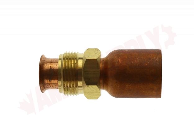 Photo 3 of 272708B : Honeywell Home 272708B Fittings, 1/2 Flare x 3/4 Sweat, for use with Zone Valves, 2/pack