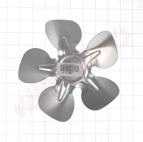 Photo 5 of 93-6-4601 : Fixed Hub Aluminum Fan Blade, 8 Diameter x 5/16 Bore 32° CW