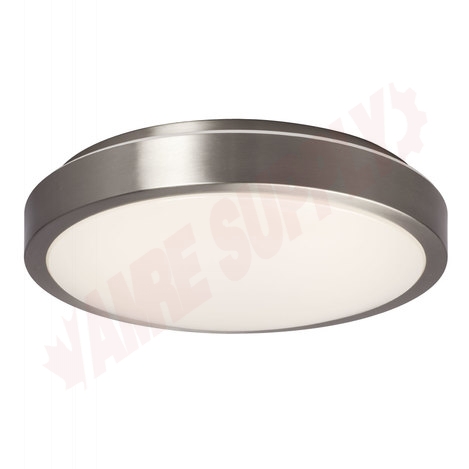 Photo 1 of L650902BN031A1 : Galaxy Lighting 15 Flush Mount Ceiling Light, Brushed Nickel, Acrylic Lens, 33W LED