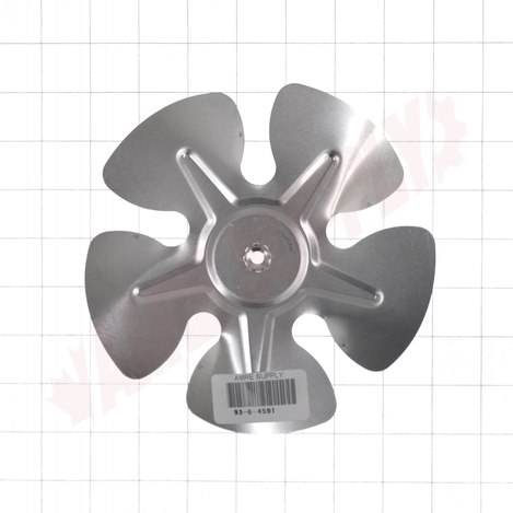 Photo 5 of 93-6-4591 : Fixed Hub Aluminum Fan Blade, 7 Diameter x 1/4 Bore 27° CW