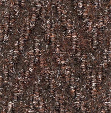 Photo 1 of HBN100305 : Edgewood Herringbone 3' x 5' Chocolate Wiper/Scraper Floor Mat