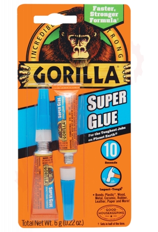 Photo 2 of 7900301 : Gorilla Super Glue, 3g, 2/Pack