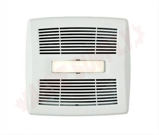 Photo 3 of AER110LC : Broan-Nutone AER110LC Flex Series Invent Exhaust Fan with Light 110 CFM 1 Sone Energy Star