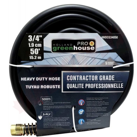 Photo 1 of HC34050 : Holland Greenhouse 3/4 x 50' Heavy Duty Contractor Grade Hose