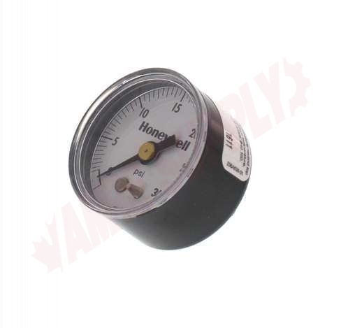 Photo 2 of 14003519-001 : Honeywell Pneumatic Gauge, 0-30PSI, for Copper or Poly Tube