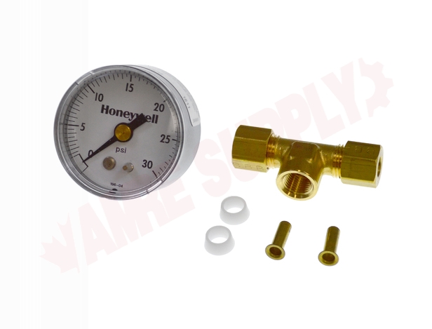 Photo 9 of 14003519-001 : Honeywell Pneumatic Gauge, 0-30PSI, for Copper or Poly Tube