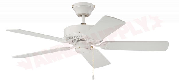Photo 1 of AC6842-WH : Kendal Lighting Builders Choice, 42 Ceiling Fan, White