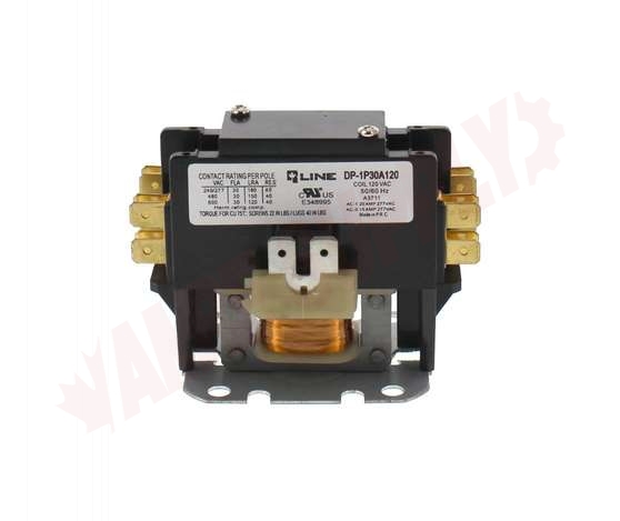 Photo 1 of DP-1P30A120 : Definite Purpose Magnetic Contactor, 1 Pole 30A 120V, with Shunt