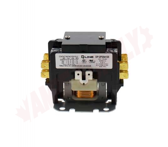 Photo 1 of DP-2P25A120 : Definite Purpose Magnetic Contactor, 2 Pole 25A 120V