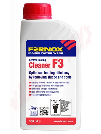 Photo 1 of F3-CLEANER : Fernox Central Heating Cleaner F3, 500mL