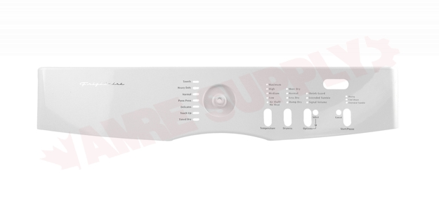 Photo 2 of 134557000 : Frigidaire Dryer Control Console, White