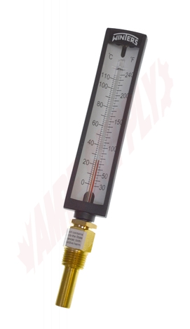 Photo 1 of TAS132 : Winters TAS Industrial 5AS Thermometer, Straight, 30-240°F