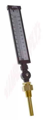 9 In Scale 30-240 Fahrenheit Industrial Thermometer For Hvac Utility  Accessory