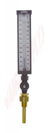 Photo 2 of TIM100A : Winters TIM Industrial 9IT Thermometer, 3-1/2, Aluminum, 30-240°F