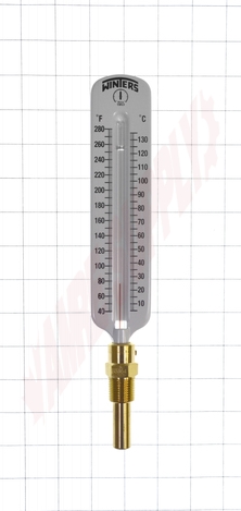 TSW174 - Winters Instruments TSW174 - 2.5 Hot Water Thermometer (30°F to  250°F)