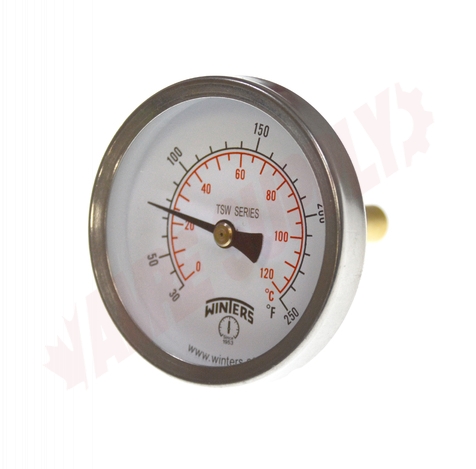 Photo 9 of TSW174 : Winters TSW Hot Water Thermometer, 2-1/2 Dial, 30-250°F