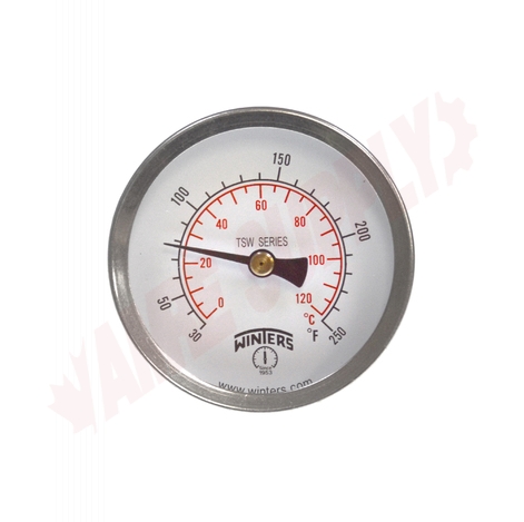 Photo 10 of TSW174 : Winters TSW Hot Water Thermometer, 2-1/2 Dial, 30-250°F