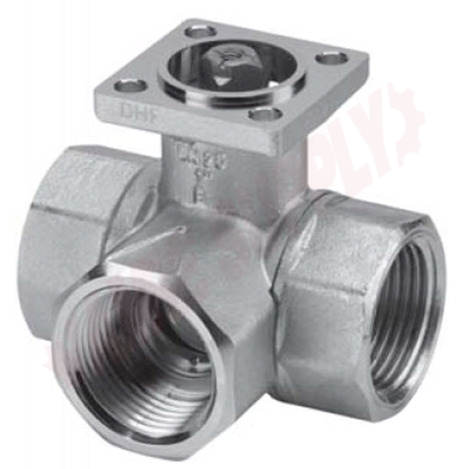 Photo 1 of B311 : Belimo 3-Way Actuator Valve Body Only 1/2 1.9 Cv Stainless Steel Ball & Stem