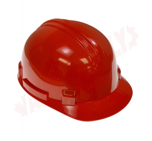 Photo 1 of 81-CHSR-RED : Degil Head-Guard Supreme Ratchet Hard Hat, Red