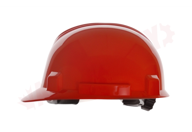 Photo 3 of 81-CHSR-RED : Degil Head-Guard Supreme Ratchet Hard Hat, Red