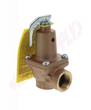 Photo 2 of 0274435 : Watts 174A Boiler Pressure Relief Valve, 3/4, 50PSI