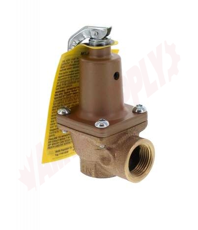 Photo 2 of 0274444 : Watts 174A Boiler Pressure Relief Valve, 3/4, 100PSI