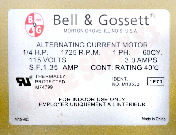 Photo 12 of 102224 : Bell & Gossett 1/4HP Series LD3 AB Circulator Pump, All Bronze, Lead Free, 3 Flange