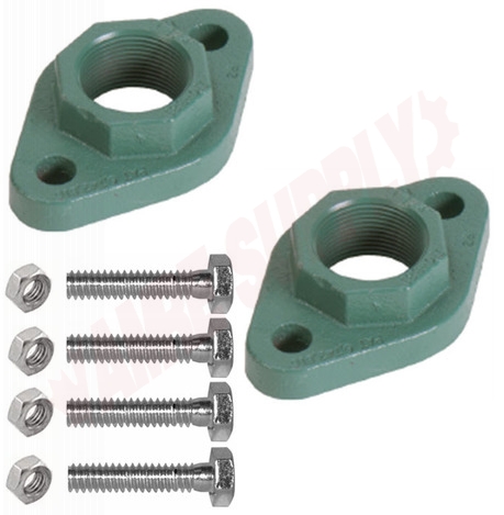 Photo 1 of 194-1542F : Taco Flange Set, Cast Iron, 1-1/2, for 0012-F4 and 2400-30/40 Series Pumps