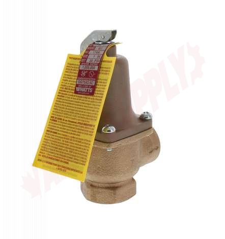 Photo 8 of 0274840 : Watts 174A Boiler Pressure Relief Valve, 1, 30PSI