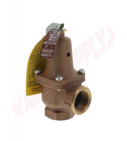 Photo 2 of 0274849 : Watts 174A Boiler Pressure Relief Valve, 1, 75PSI