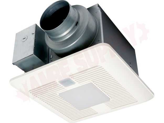 Photo 1 of FV-0511VQCL1 : Panasonic WhisperSense DC Exhaust Fan with Light and Motion and Moisture Sensors, 50/80/110 CFM