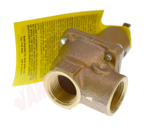 Photo 10 of 0274444 : Watts 174A Boiler Pressure Relief Valve, 3/4, 100PSI