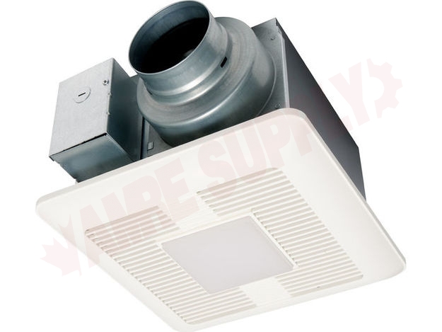 Photo 1 of FV-0511VQL1 : Panasonic WhisperCeiling DC Exhaust Fan with Light, 50/80/110 CFM