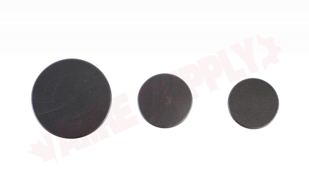 Photo 2 of WPW10479988 : Whirlpool Range Surface Burner Caps, Black